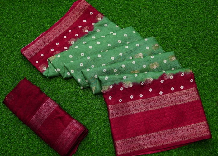 Bandhani sarees VS BS0014