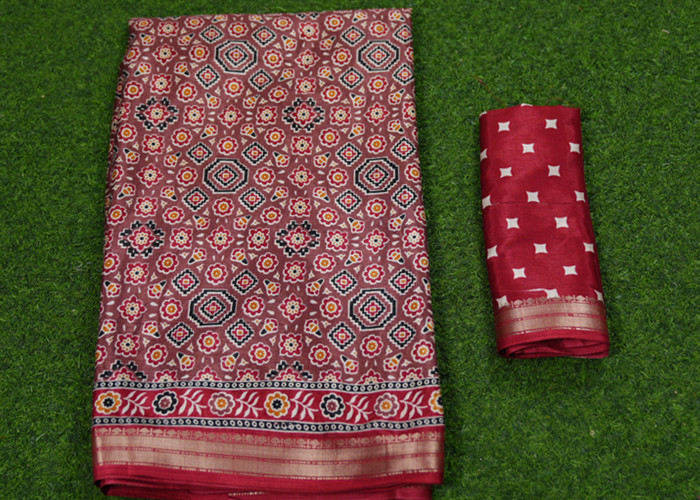 Azarak printed sarees VS AS002