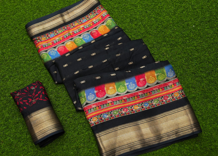 Georgette sarees VS GS0043