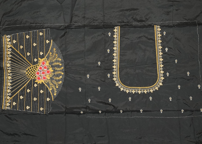 computer work blouse designs VS CB0057