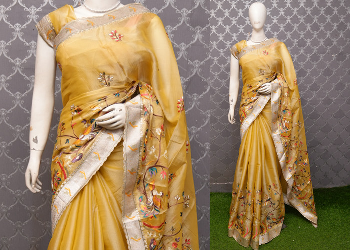 Tissue sarees VS TS0013