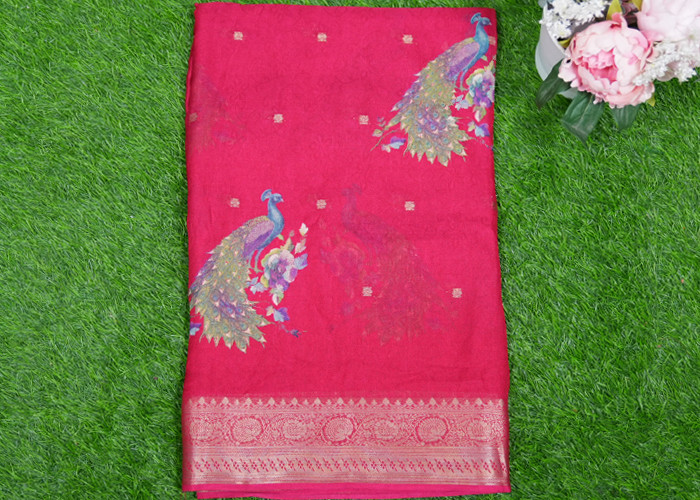 Georgette sarees VS GS0020