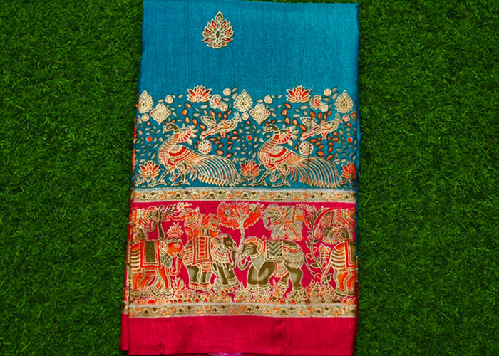 semi Tussar Silk VS TS0012