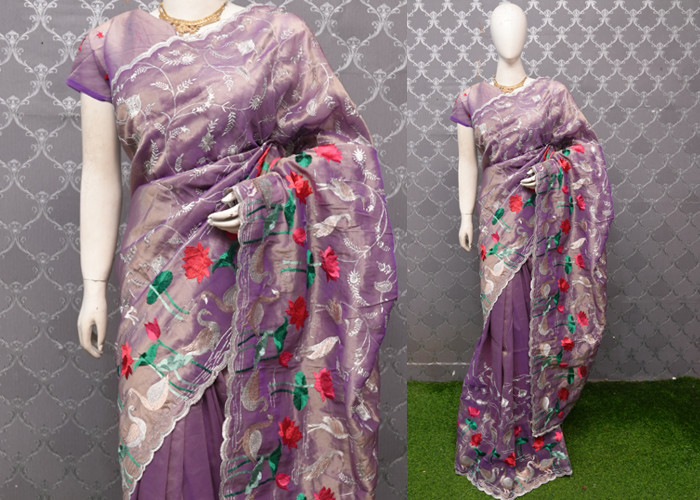 Tissue sarees VS TS007