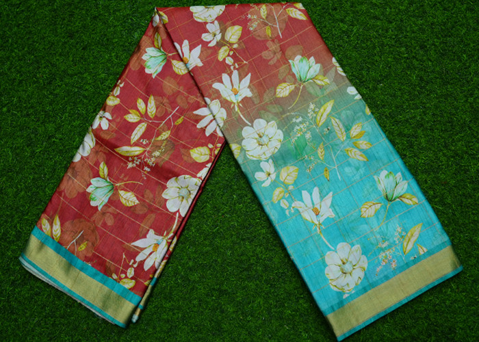 semi Tussar Silk VS TS0010