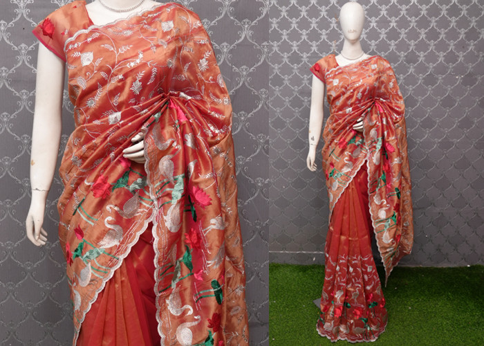 Tissue sarees VS TS006