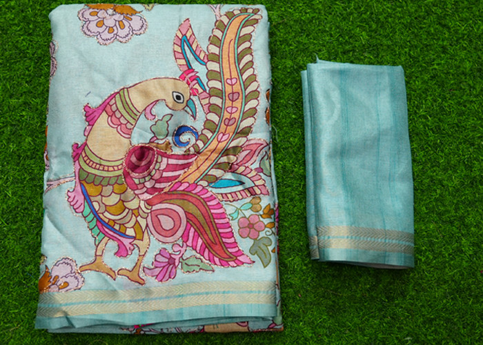 pashmina Kalamkari sarees VS PS006