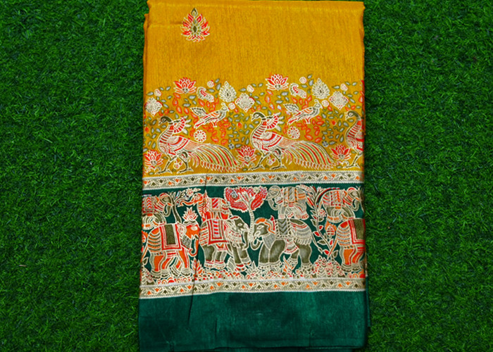 semi Tussar Silk VS TS0014