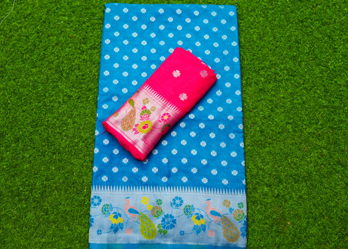 Bomboo Silk Sarees VS BS009