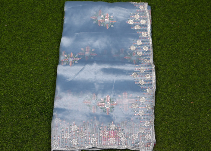 Tissue work sarees VS TS0021