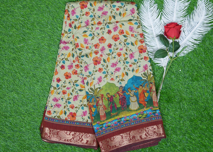 Mal Silk Saree VS MS003
