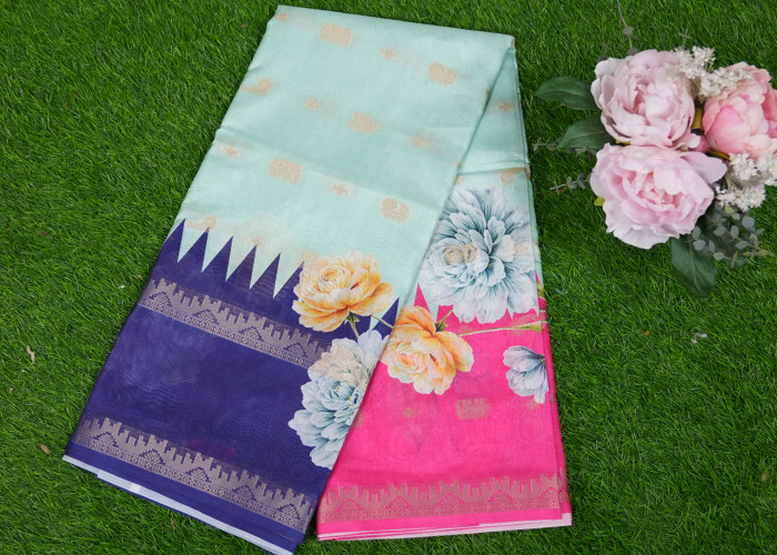 Single Colour Soft Tussar Sarees VS TS001