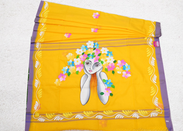 Lenin Brush paint sarees VS LS006