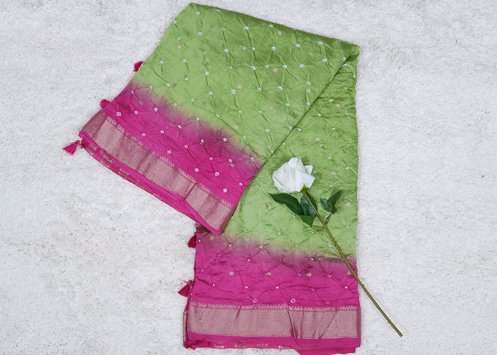 Bandhani sarees VS BS007