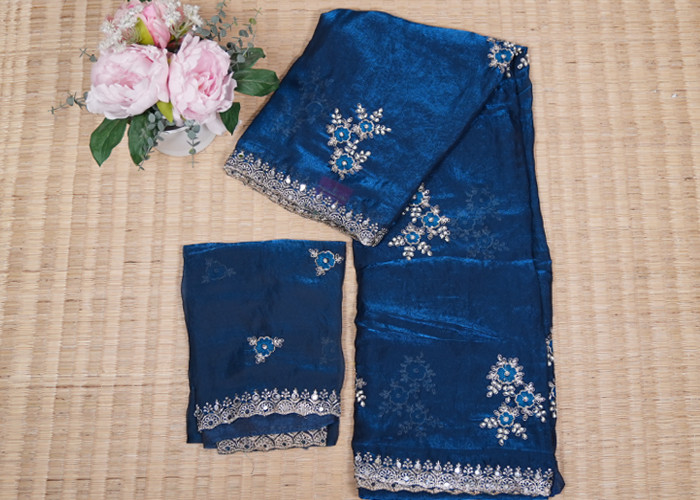 Party Wear Sarees with Work sarees VS NS002