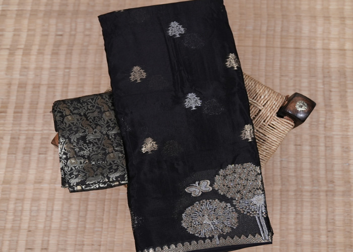 Crape Georgette Sarees VS NS0043