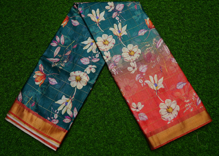 semi Tussar Silk VS TS006