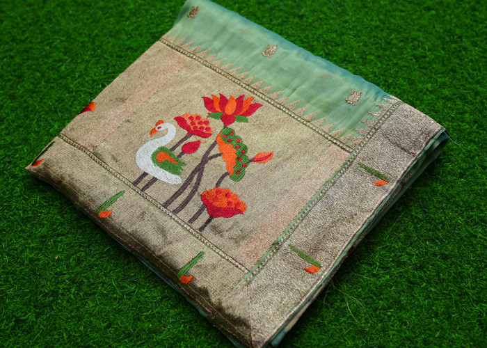 Glass Tissue sarees VS TS003