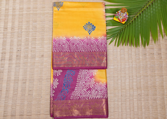 Bathik print sarees VS BS004
