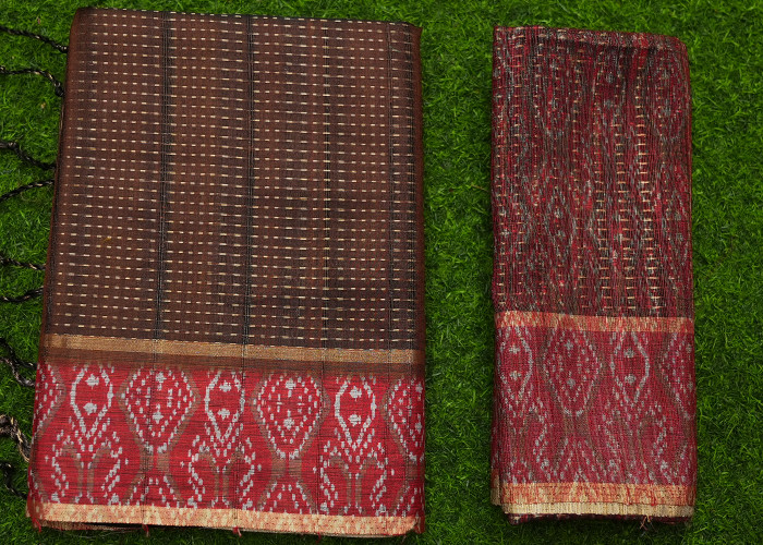Khadi Silk Sarees with Rajkot Borders  VS KS001