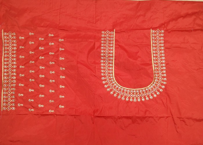 computer work blouse designs VS CB0042
