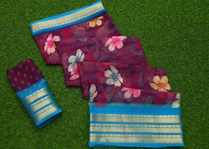 Georgette sarees VS GS0025